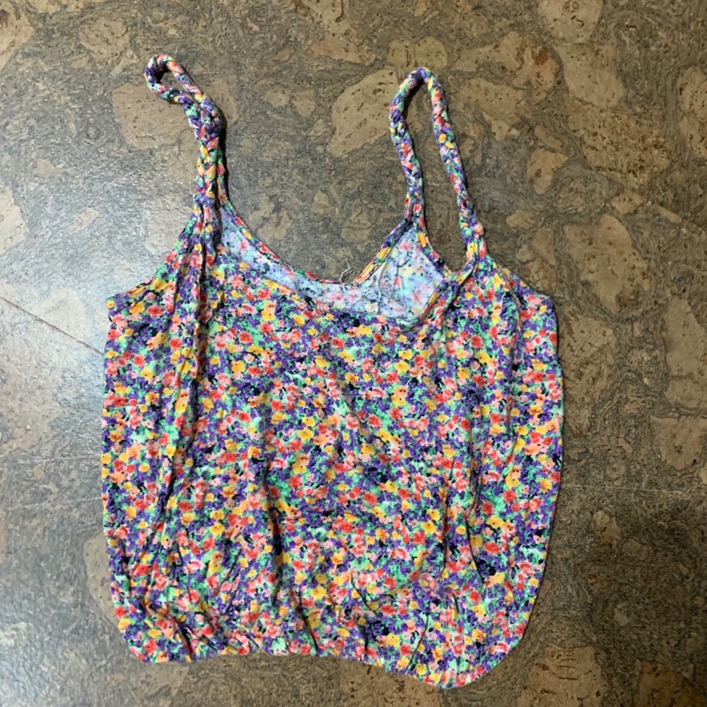 Flowery crop top